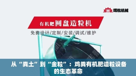  从“粪土”到“金粒”：鸡粪有机肥造粒设备的生态革命